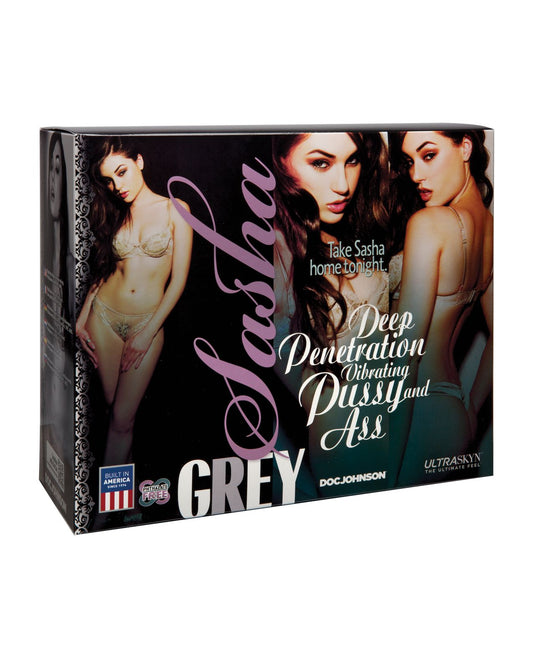Signature Strokers Sasha Grey Vibrating Pussy and Ass