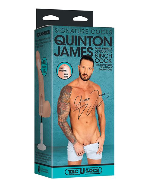 Signature Cocks Ultraskyn 8 Inch Cock-Quinton James