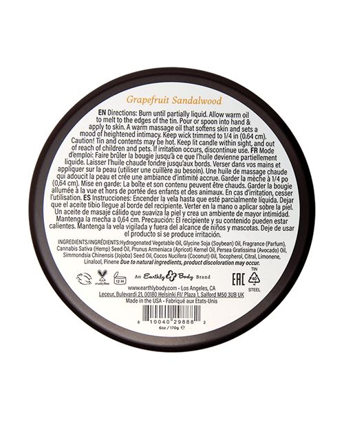 Earthly Body at Night Candle-Grapefruit Sandalwood