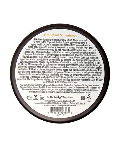 Earthly Body at Night Candle-Grapefruit Sandalwood