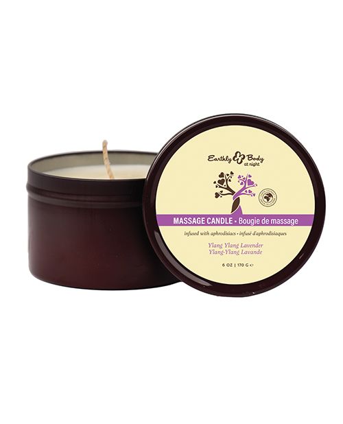 Earthly Body at Night Candle-Ylang Ylang Lavender