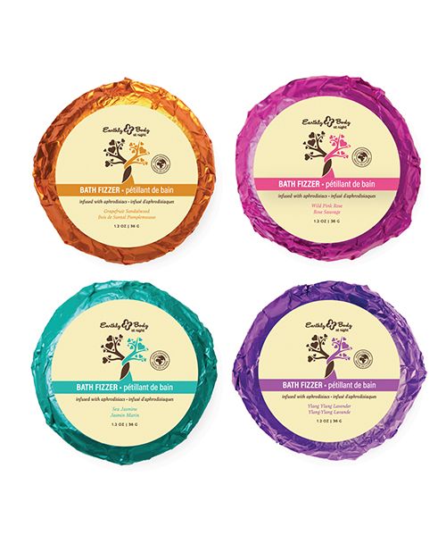 Earthly Body at Night Bath Fizzer 4 Piece Set