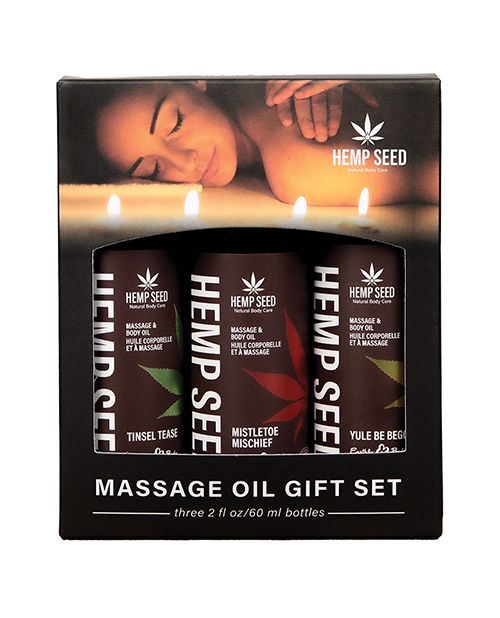 Earthly Body 2025 Holiday Massage Oil Gift Set