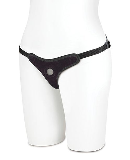 Lux Fetish Velvet Bikini Strap On Harness