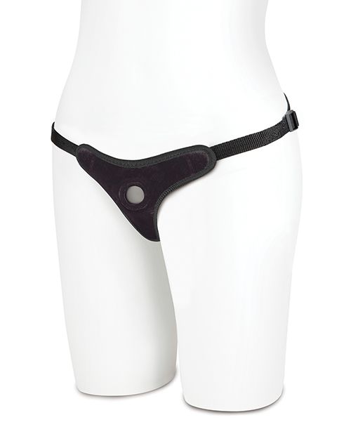 Lux Fetish Velvet Bikini Strap On Harness