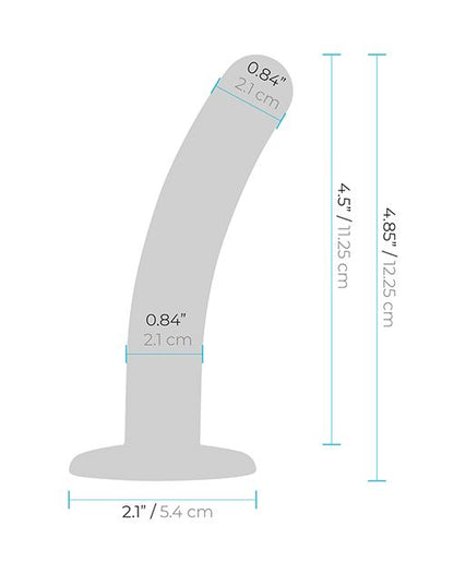 Lux Fetish 5 Inch Dildo With Strap On Harness Set