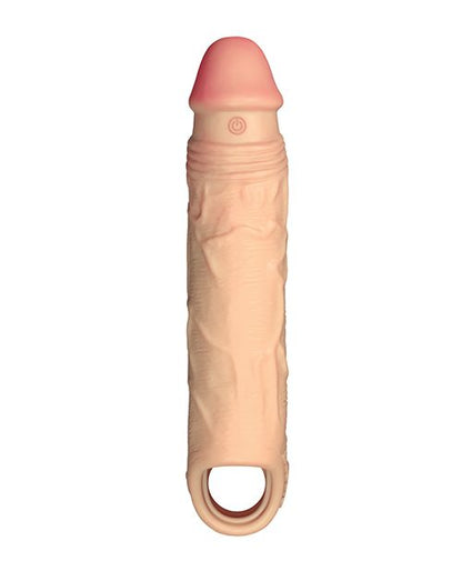 Shaft Flexskin Liquid Silicone 7.8 Inch Vibrating Sheath