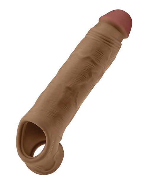 Shaft Flexskin Liquid Silicone 8.8 Inch Vibrating Sheath