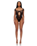 Forplay Cross Your Mind Seamless Teddy With Rhinestone Accents
