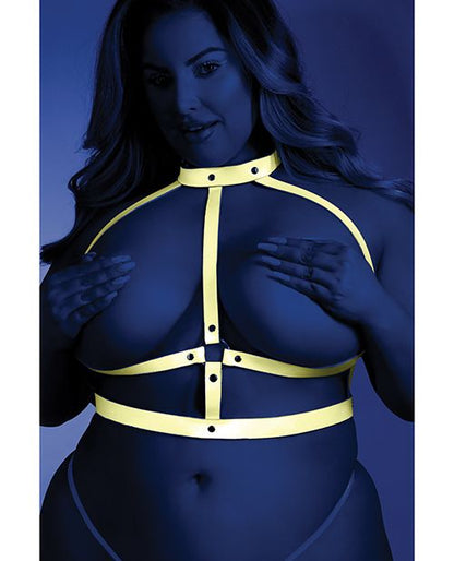 Glow Strapped In Glow in the Dark Harness Top