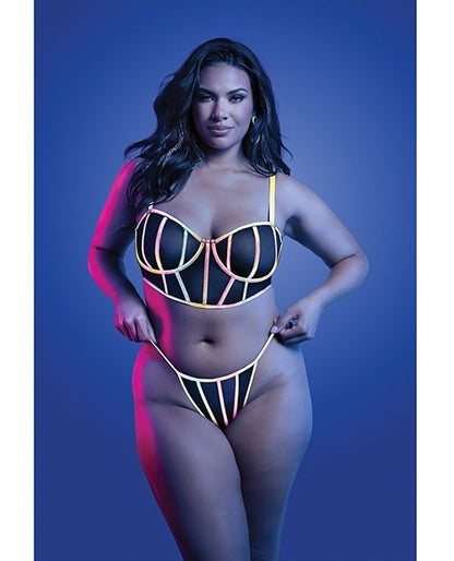 Glow Solar Flare Flash Reflective Binding Halter Tie Teddy