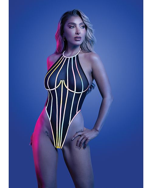 Glow Solar Flare Flash Reflective Binding Halter Tie Teddy