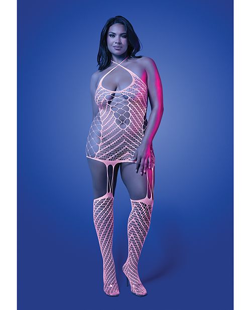 Glow Metamorphic Glow-in-the-Dark Bodystocking Dress