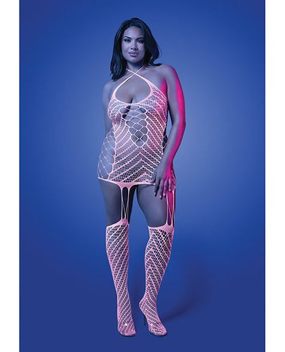 Glow Metamorphic Glow-in-the-Dark Bodystocking Dress