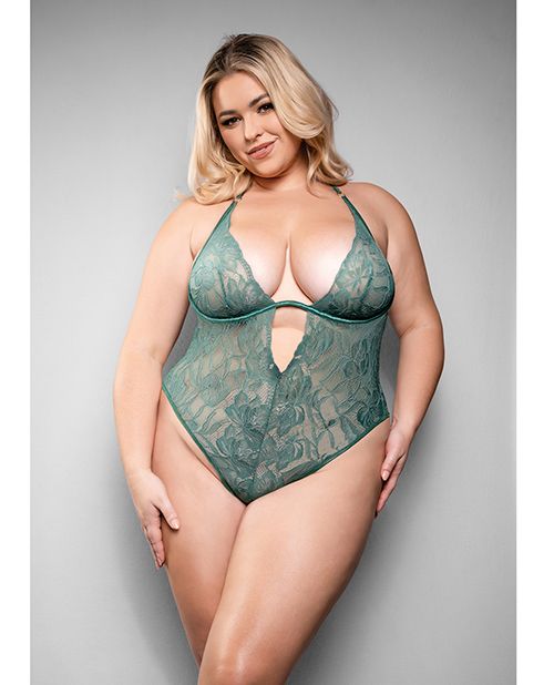 Temptress Aerin Lace Teddy With Removable Chain
