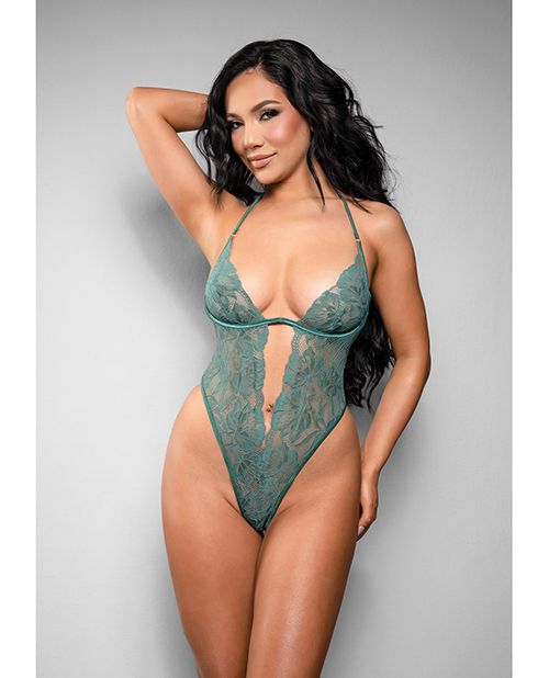 Temptress Aerin Lace Teddy With Removable Chain