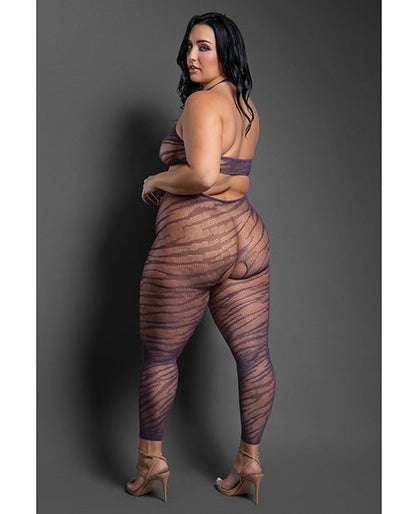 Sheer Set Me Free Mesh Bodystocking With Open Crotch