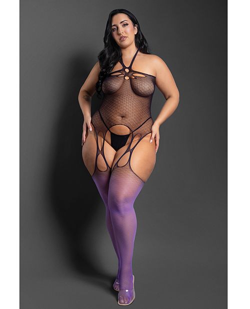 Sheer No Comparison Ombre Bodystocking & G-String
