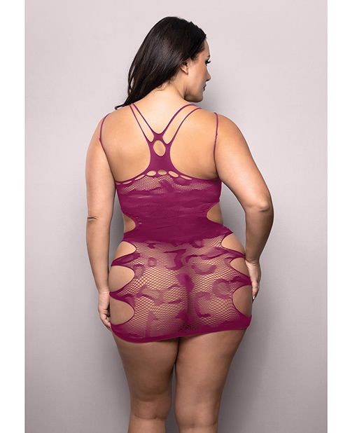 Vixen For The Thrill Leopard Knit Cut Out Dress