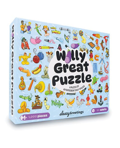 Sleazy Greetings Willy 1000 Piece Jigsaw Puzzle