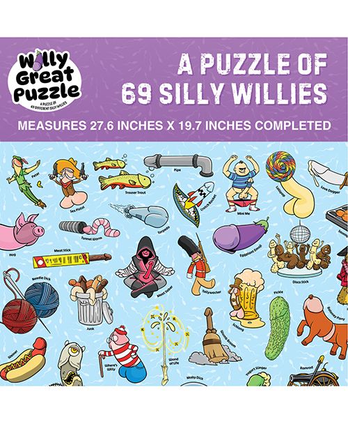 Sleazy Greetings Willy 1000 Piece Jigsaw Puzzle