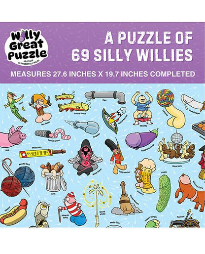 Sleazy Greetings Willy 1000 Piece Jigsaw Puzzle