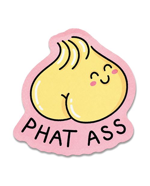 Sleazy Greetings Phat Ass Dumpling Sticker