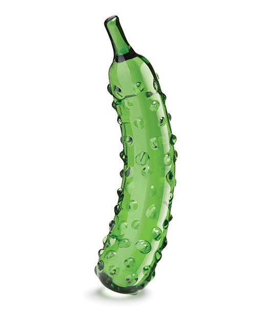 Glas 8.25 Inch Caressing Cucumber Dildo