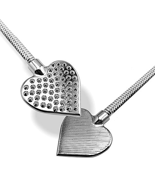 Nixie Flaming Heart Riding Crop