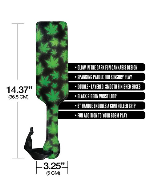 Stoner Vibes Glow in the Dark Paddle