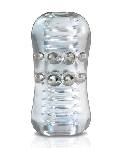 MSTR B8 Head Banger Beaded Clear-View Stroker
