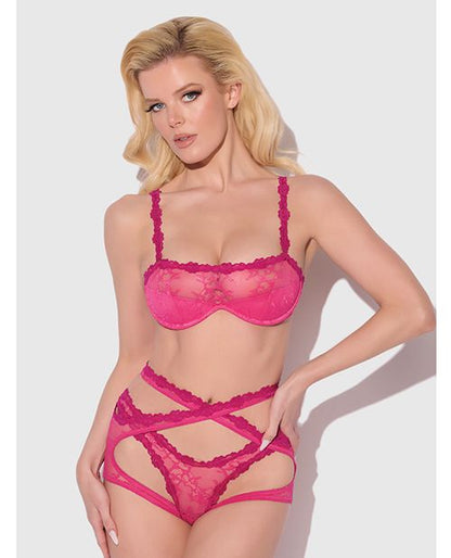 House of Desire Yvone 3 Piece Lace Bra Set