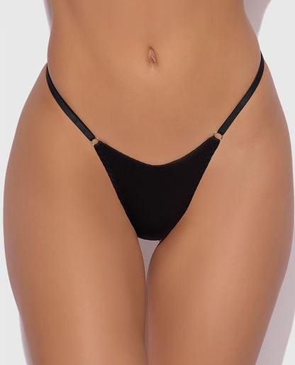 House of Desire Krystal Rhinestone Net Back G-String