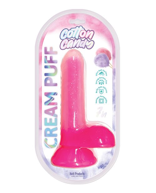 Hott Products Cotton Candy Cream Puff 6 Inch Dildo