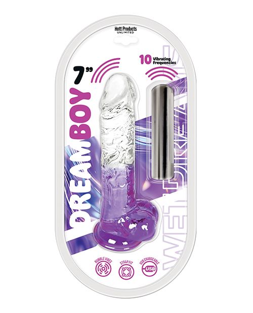 Wet Dreams Dream Boy 7 Inch Jelly Vibrator