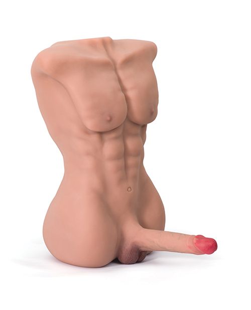 Honey Play Box Atlas Torso Male Sex Doll with Flexible Dildo