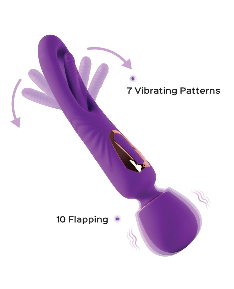 Honey Play Box Di-Orgasm Vibrating Massage Wand & G-Spot Tapping Stimulator
