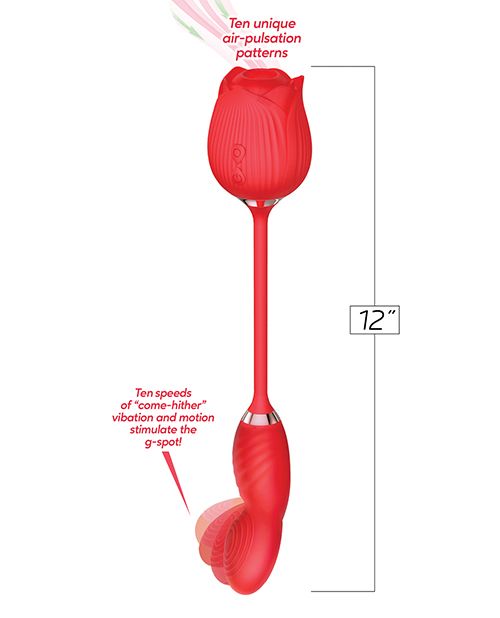 Wild Rose Suction & Come Hither Vibrator