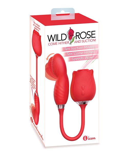 Wild Rose Suction & Come Hither Vibrator