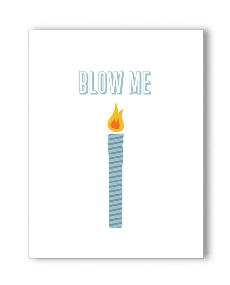 Kush Kards Blow Me Birthday Card