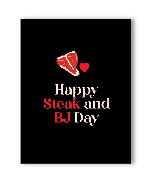 Naughty Kards Happy Steak And BJ Day Card