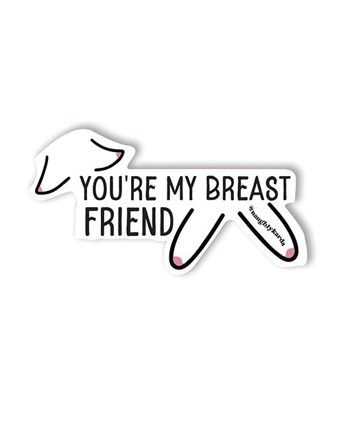 Kush Kards Breast Friend Sticker