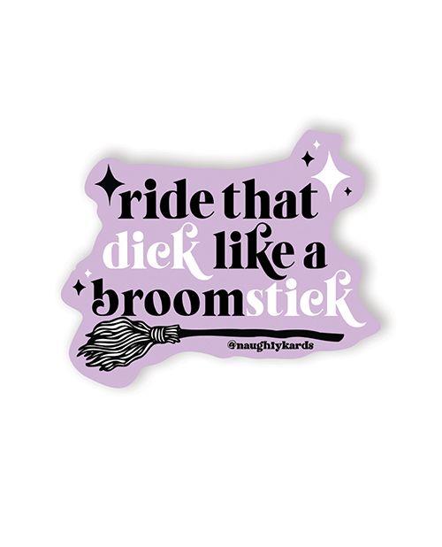 Kush Kards Broomstick Sticker
