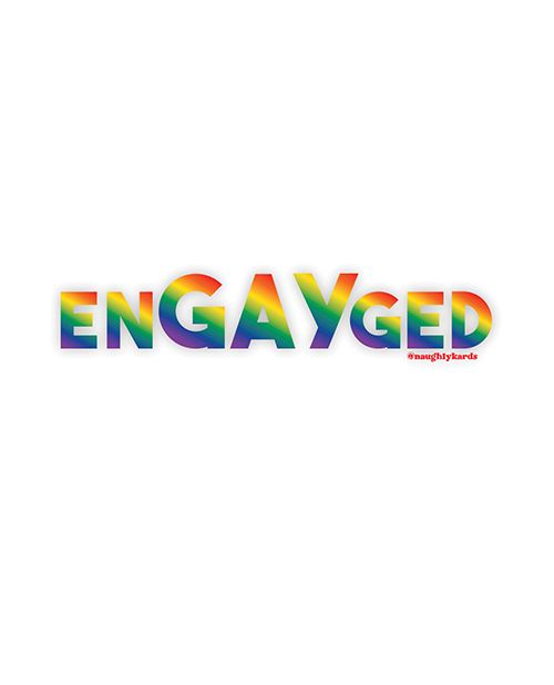 Kush Kards Engayged Sticker
