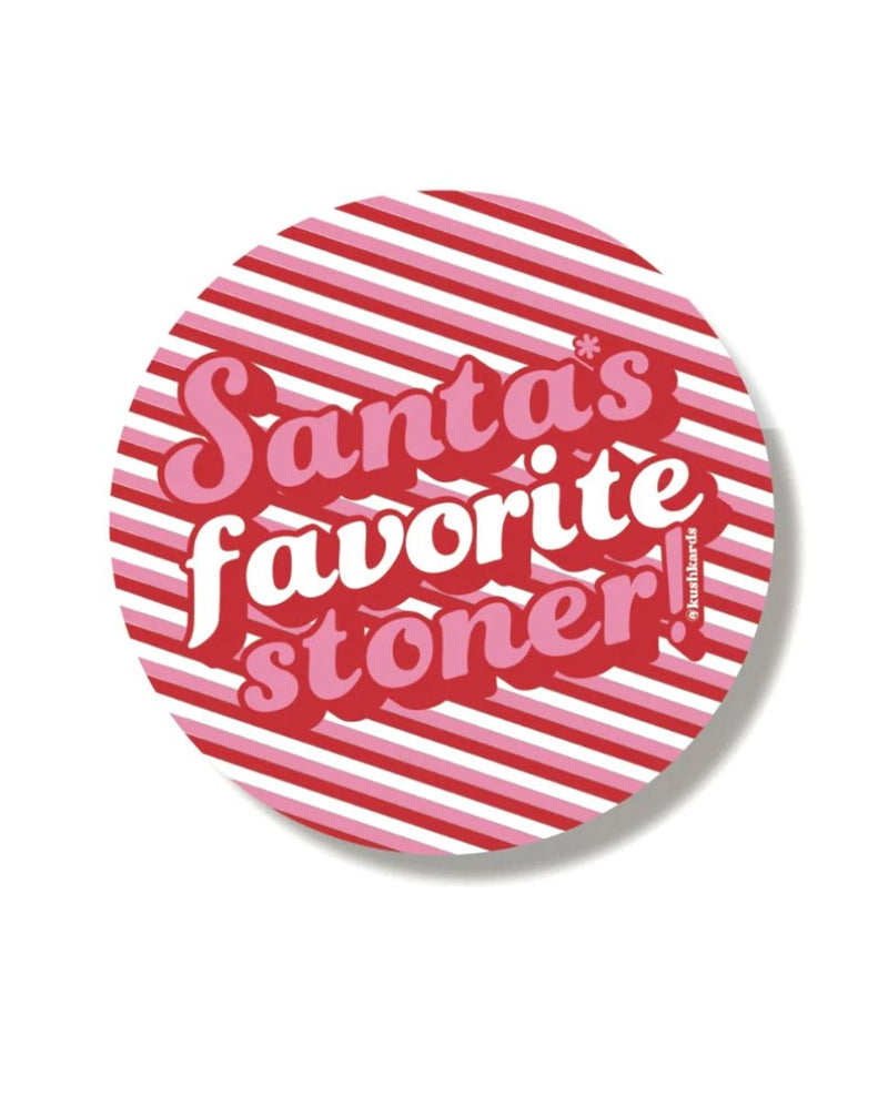 Kush Kards Favstoner Holiday Sticker