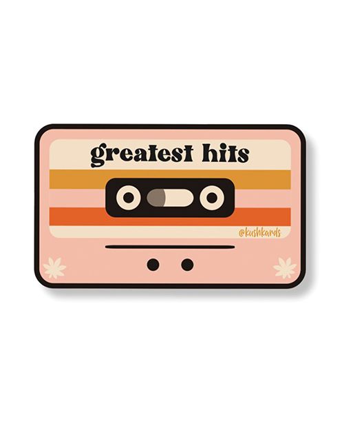 Kush Kards Greatest Hits Sticker
