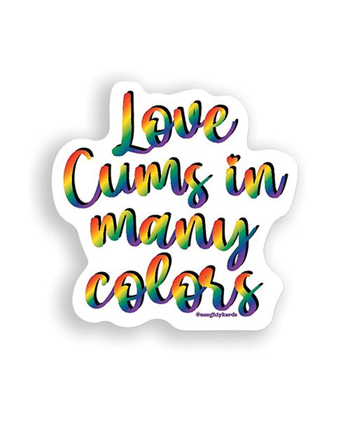 Kush Kards Love Cums Sticker