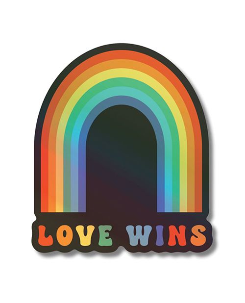 Kush Kards Love Wins Holographic Sticker