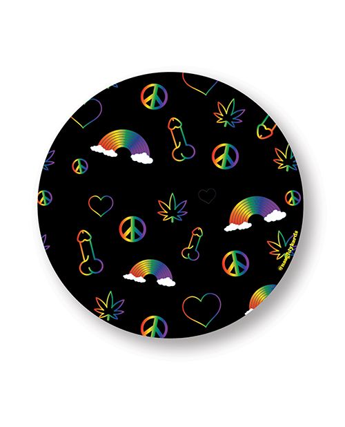 Kush Kards Rainbow Penis Sticker