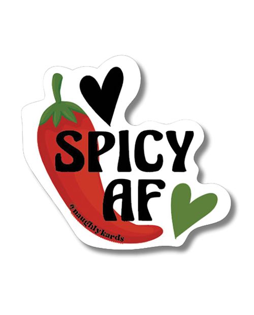 Kush Kards Spicy AF Sticker